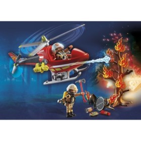 Playmobil - Elicopter De Pompieri Cu 2 Figurine Playmobil - 1